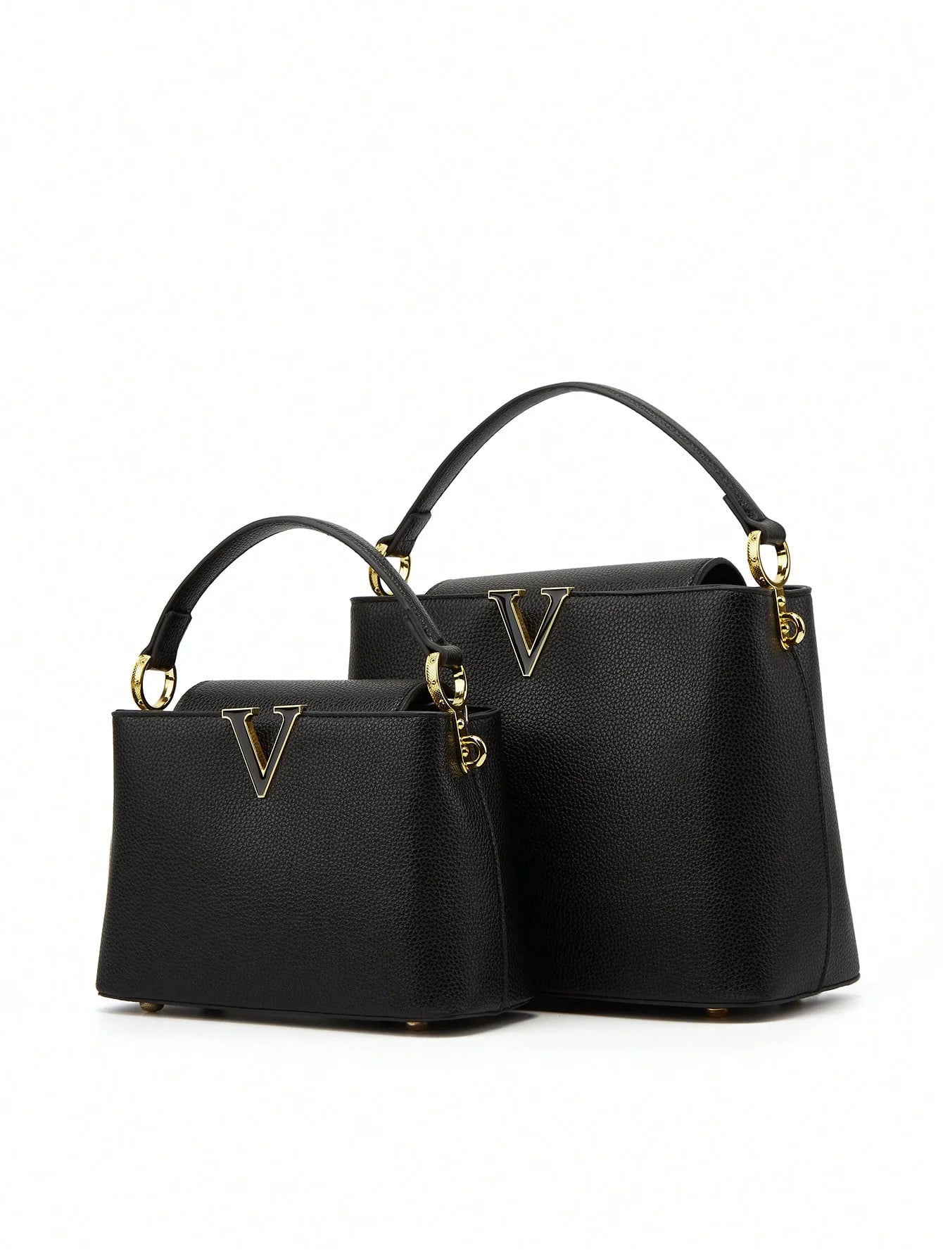 simple V-shaped fashionable messenger bag trendy bucket women's small bag
