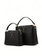 simple V-shaped fashionable messenger bag trendy bucket women's small bag