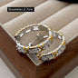 Design  Luxury Zircon Earrings -  Fashionable Gold Silver Metal Accessories for Women