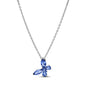 925 Sterling Silver Blue Bow Zircon Fine Jewelry | Earrings, Necklace & Ring for Women