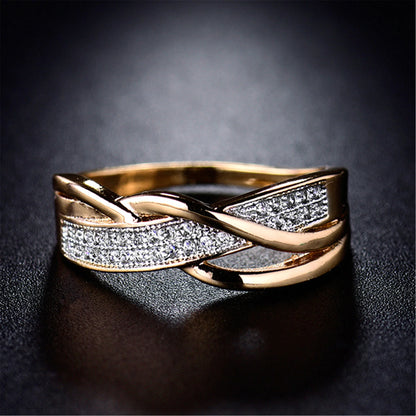 925 Sterling Silver Ribbon Ring | Elegant Cocktail Ring for Women