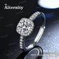 Moissanite Solitaire Ring - 925 Sterling Silver, 0.5ct to 2ct, D Color VVS1, GRA & CMA Certified