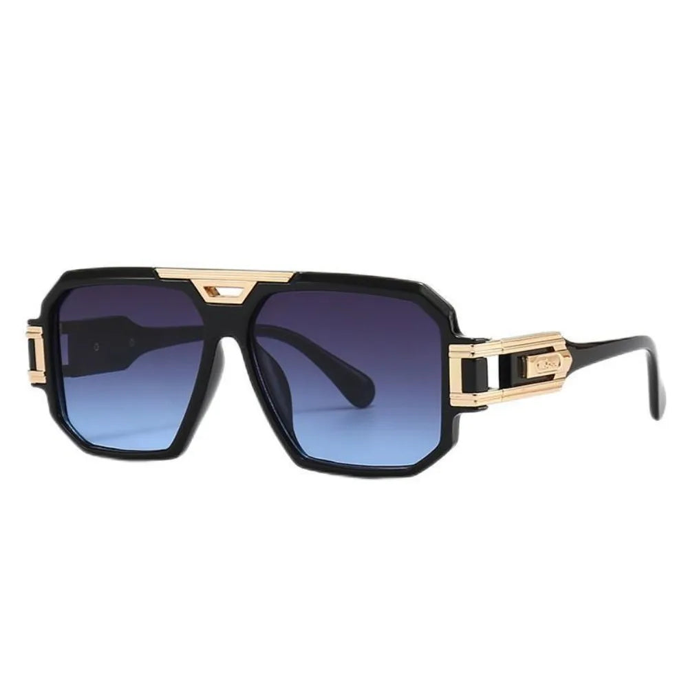 Fashion Square Full Frame Sunglasses - Large Oversized Retro HD Street Style