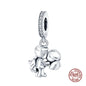 Sterling Silver Character Pendant Charm Bead - Bracelet Necklace Accessory