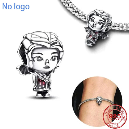 Charm Beads 925 Silver Fit Original DIY Accessories Bead for Decoration Bracelets Spider-Man Neaklace Pendant Jewelry Gifts New