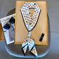 Luxury Long Silk Satin Scarf Belt - Soft Headscarf & Hair Band Accessory