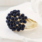 Trendy Hollow Pearl Inlay Ring for Women | Classic Gold Tone