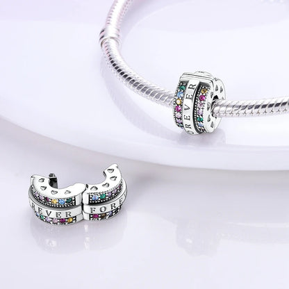 925 Sterling Silver Tree of Life, Peach Heart & Sweet Love Charm Bead | Fits Bracelets & Necklaces