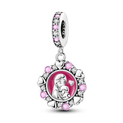 925 Sterling Silver Tree of Life, Peach Heart & Sweet Love Charm Bead | Fits Bracelets & Necklaces