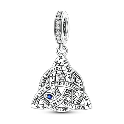 925 Sterling Silver Bear, Kart & Family Tree Charm Bead | Fits Pandora Bracelets & Pendants for Women