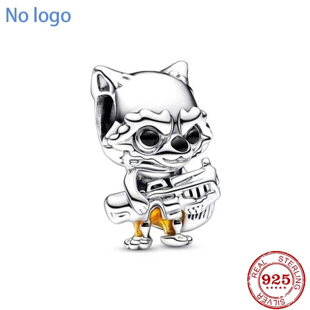 Charm Beads 925 Silver Fit Original DIY Accessories Bead for Decoration Bracelets Spider-Man Neaklace Pendant Jewelry Gifts New