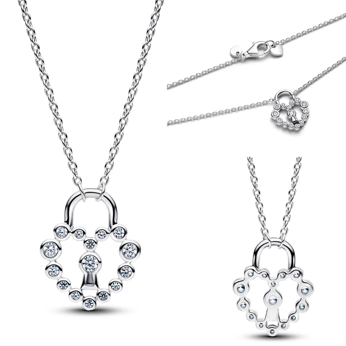 925 Sterling Silver Blue Bow Zircon Fine Jewelry | Earrings, Necklace & Ring for Women