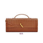 Classic Elegant Ladies Crossbody Bag Leather Handbag Shoulder Tote Luxury Designer Famous Brand Women's Chic Style