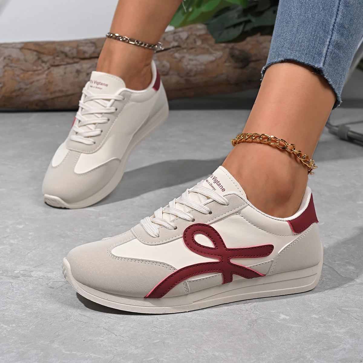 Women's Summer Fashion Sneakers - Designer Casual Comfort Shoes