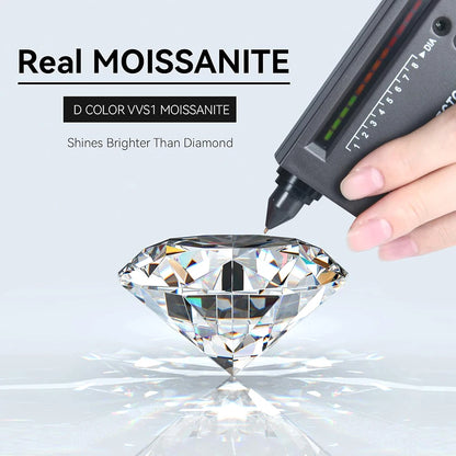Moissanite Cocktail Ring - 925 Sterling Silver, 1ct & 2ct, D Color, NGTC Certified