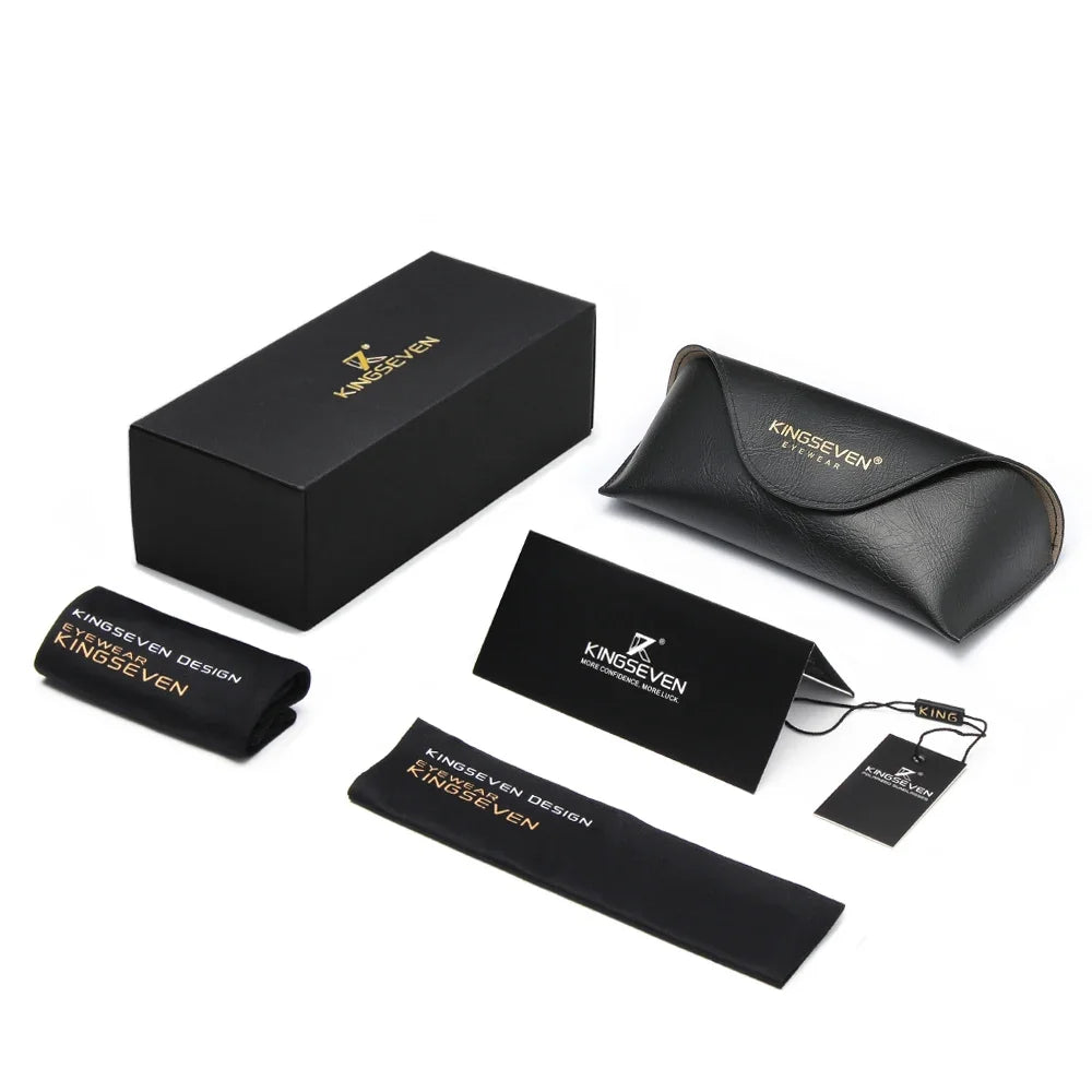 KINGSEVEN Luxury Polarized Sunglasses — Butterfly Frame UV400 Anti-Reflective | Women