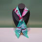 Silk Scarf Ribbon Hair Tie for Women Long Printed Accessory Bag Handle Decoration Neck Wrap Stylish Headband Multiuse