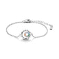 Original Bracelet 925 Silver Color Lucky Symbol Zircon Bracelet Luxury Jewelry For Woman Romantic Jewelry Valentine's Day Gifts