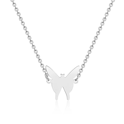 Luxury Brand Love Heart Necklace For Women Paragraph Clavicle Necklace Stainless Steel Gold Color Peach Necklace Fine Jewelry