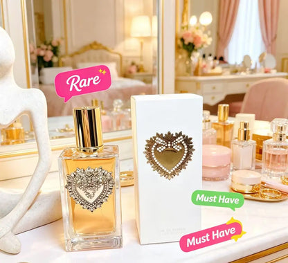 Trendy Love Neutral Perfume Spray | Blue White Porcelain Bottle | 100ml Unisex EDT