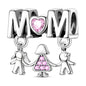 925 Sterling Silver Tree of Life, Peach Heart & Sweet Love Charm Bead | Fits Bracelets & Necklaces