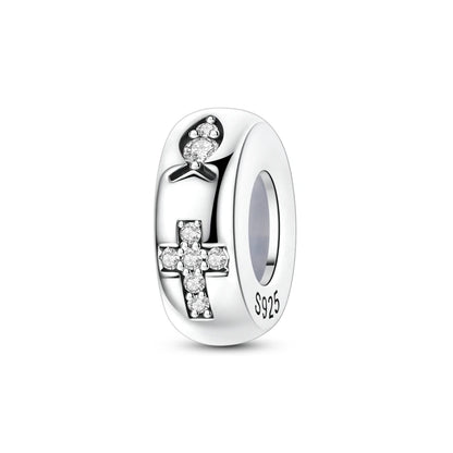925 Sterling Silver Bear, Kart & Family Tree Charm Bead | Fits Pandora Bracelets & Pendants for Women