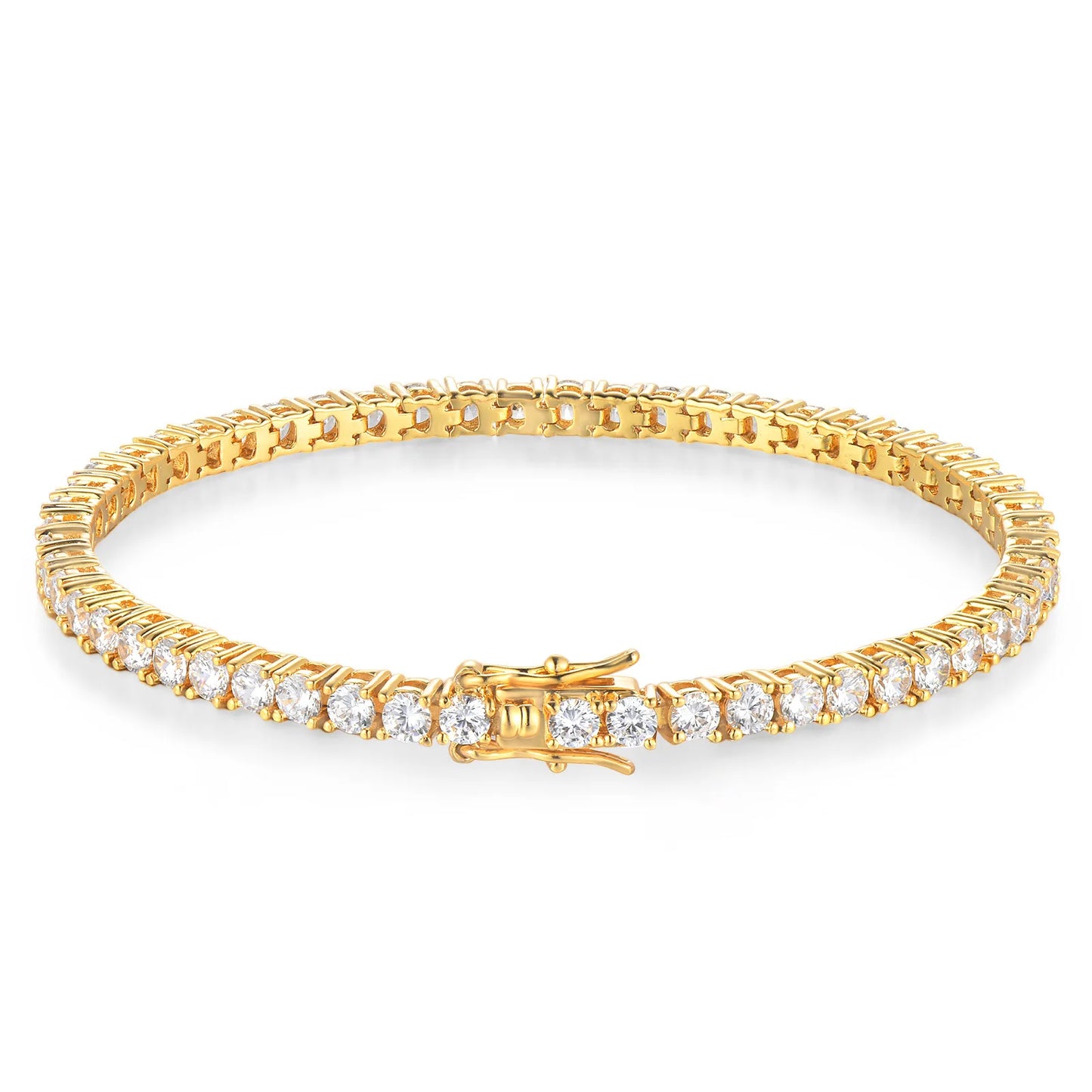 Moissanite Tennis Bracelet - 925 Sterling Silver, D Color VVS1, GRA Certified