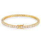 Moissanite Tennis Bracelet - 925 Sterling Silver, D Color VVS1, GRA Certified