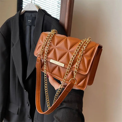 Fashion Chain Women'S Shoulder Bag for Women, Luxury Quilted Handbag for Daily Travel, Shopping, Parties.