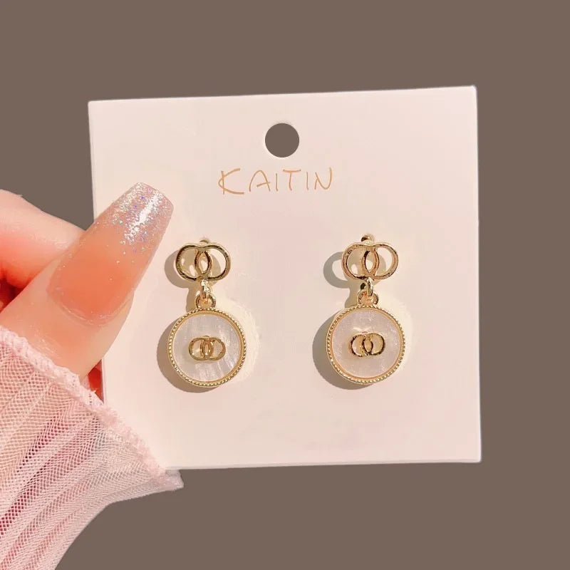 2023 Fashion Dangle Earrings Korean Nuevo En Pendientes Accesorios Para Mujer for Women Trending Party Jewelry Wholesale
