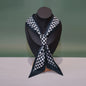 Silk Scarf Ribbon Hair Tie for Women Long Printed Accessory Bag Handle Decoration Neck Wrap Stylish Headband Multiuse