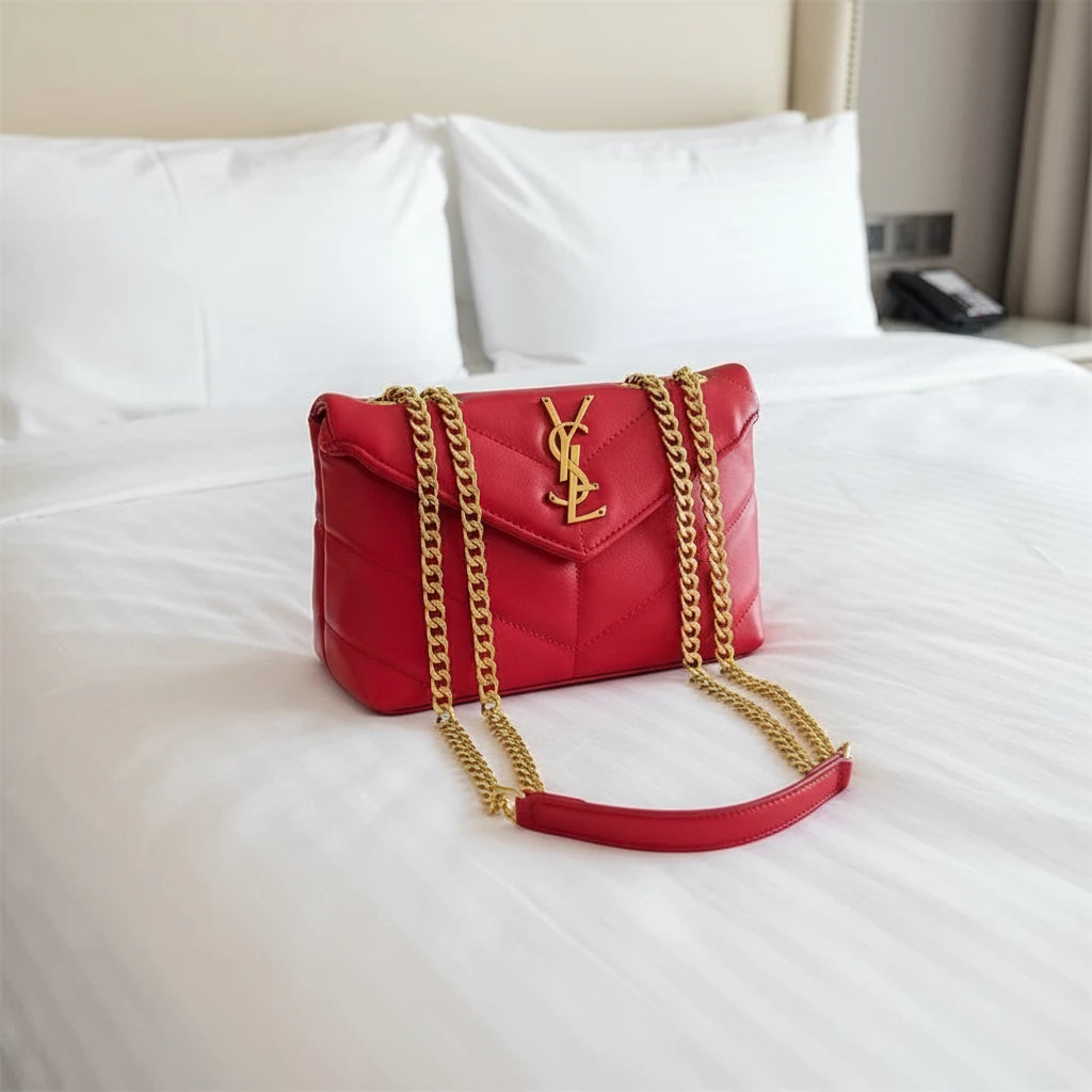 Durable Leather Messenger Bag Women's Shoulder Handbag Crossbody Tote Luxury Brand Elegant Classic Famous Designer