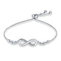 Original Bracelet 925 Silver Color Lucky Symbol Zircon Bracelet Luxury Jewelry For Woman Romantic Jewelry Valentine's Day Gifts