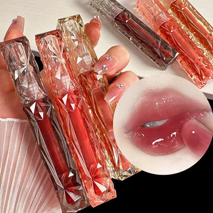 Crystal Clear Mirror Lip Gloss — Long-Lasting Waterproof Halo Effect | 6 Shades