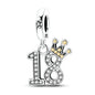 925 Sterling Silver Bear, Kart & Family Tree Charm Bead | Fits Pandora Bracelets & Pendants for Women