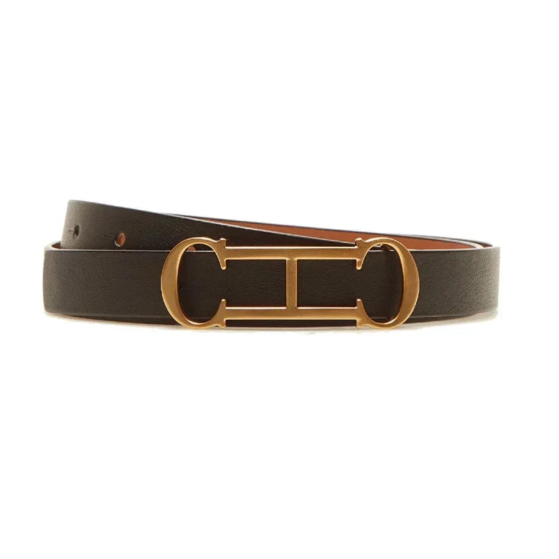 Premium Unisex Fashion Belt - Adjustable Faux Leather Belt with Gift Box