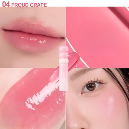 COLORGRAM FRUITY GLASS TINT MILK,High Shine&Glass Finish,Long-Wearing&Non-Sticky,Natural-Looking,Korean Cosmetic,Korean Makeup