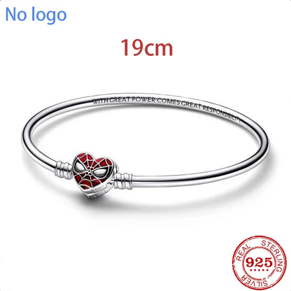 Charm Beads 925 Silver Fit Original DIY Accessories Bead for Decoration Bracelets Spider-Man Neaklace Pendant Jewelry Gifts New