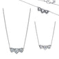 925 Sterling Silver Blue Bow Zircon Fine Jewelry | Earrings, Necklace & Ring for Women