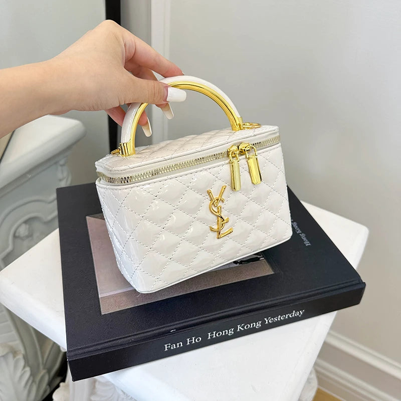 Superstar Leather Handbag - Elegant Vintage Style with Letter Logo