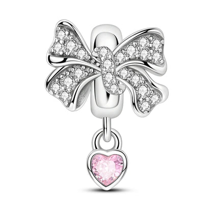 925 Sterling Silver Tree of Life, Peach Heart & Sweet Love Charm Bead | Fits Bracelets & Necklaces