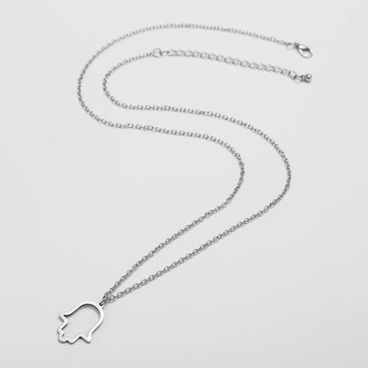 Luxury Brand Love Heart Necklace For Women Paragraph Clavicle Necklace Stainless Steel Gold Color Peach Necklace Fine Jewelry