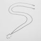 Luxury Brand Love Heart Necklace For Women Paragraph Clavicle Necklace Stainless Steel Gold Color Peach Necklace Fine Jewelry