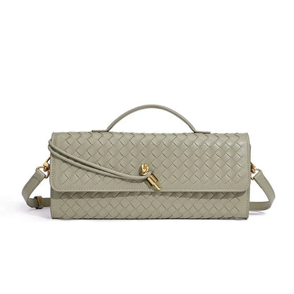 Classic Elegant Ladies Crossbody Bag Leather Handbag Shoulder Tote Luxury Designer Famous Brand Women's Chic Style