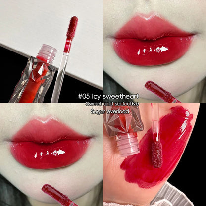Crystal Clear Mirror Lip Gloss — Long-Lasting Waterproof Halo Effect | 6 Shades