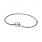 925 Sterling Silver Shell Family Tree Heart Bracelet - Charm Bangle