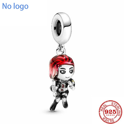 Charm Beads 925 Silver Fit Original DIY Accessories Bead for Decoration Bracelets Spider-Man Neaklace Pendant Jewelry Gifts New