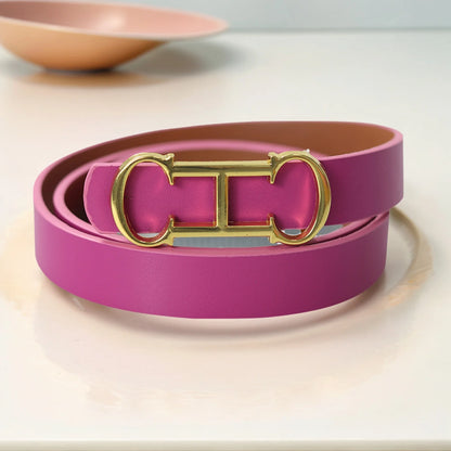 Premium Unisex Fashion Belt - Adjustable Faux Leather Belt with Gift Box