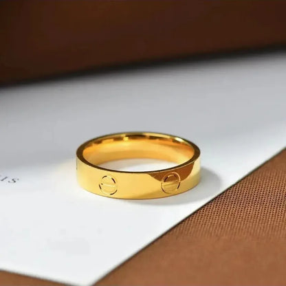 Fashion Cross High Quality Stainless Steel Ring for Women Men Lover Non-tarnish Luxury Wedding Party Daily Jewelry Gifts