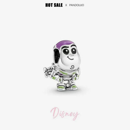 925 sterling silver charm Stitch Charm bead,Original Women Bracelet ,Necklace Pendant Jewelry Holiday gift